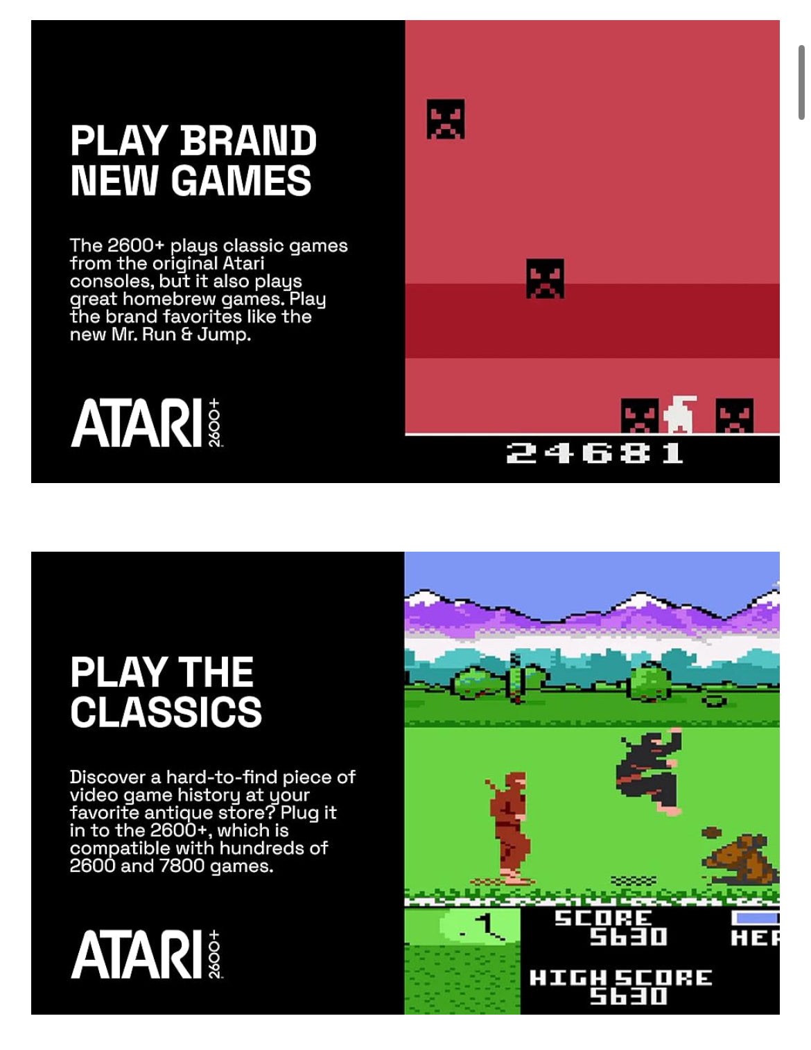 The Classic Atari Game Console