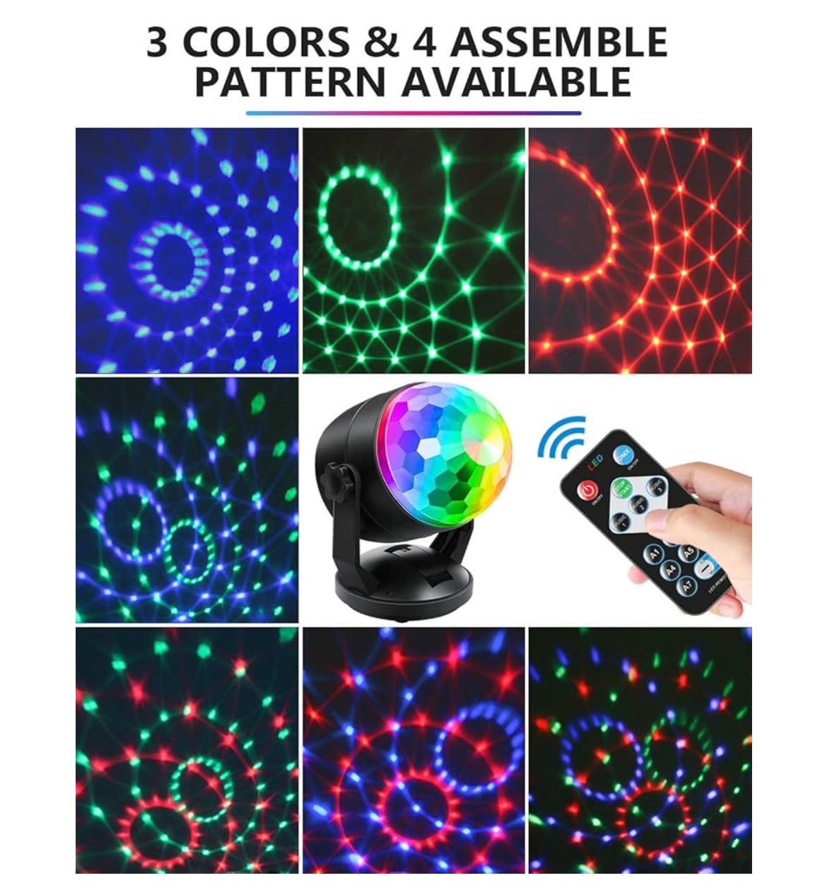 Disco Lights (battery powered)