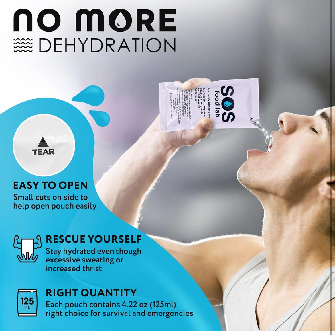 Emergency Water Pouches