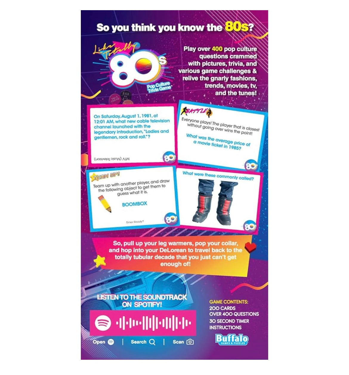 Like Total 80’s Trivia