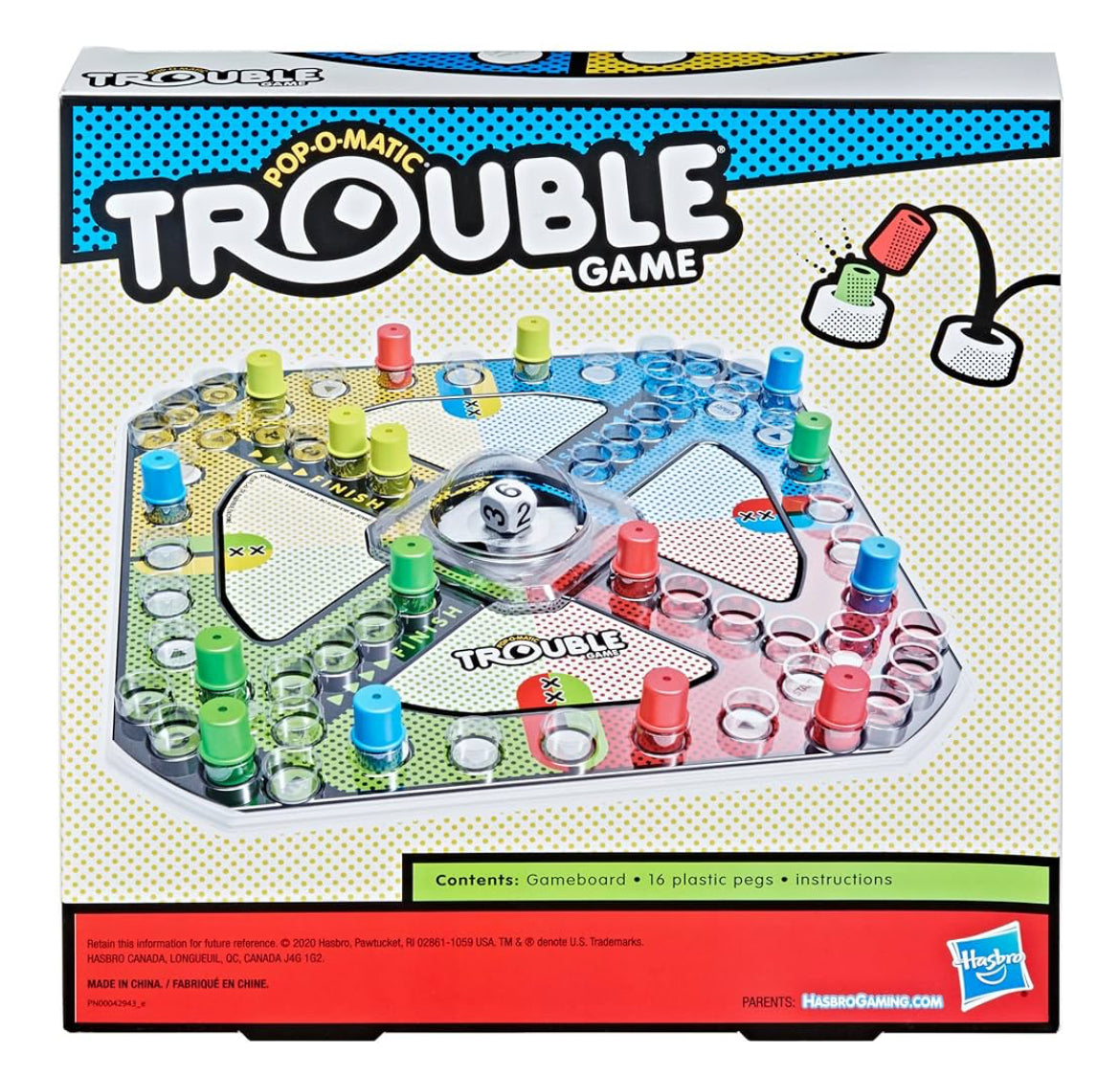 Trouble Board Game