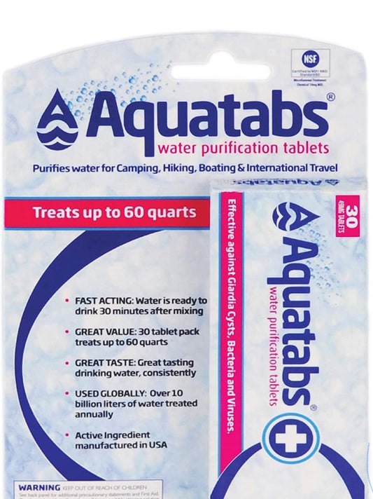Emergency Water Purification Tablets